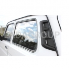 Σετ αεραγωγοί καπο και πίσω κολόνας Lada Niva μαύροι Ν2