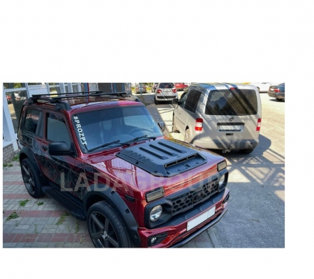 Αεραγωγός Καπό για Lada Niva 4x4 TORBIK – LED & Off Road Αναβάθμιση